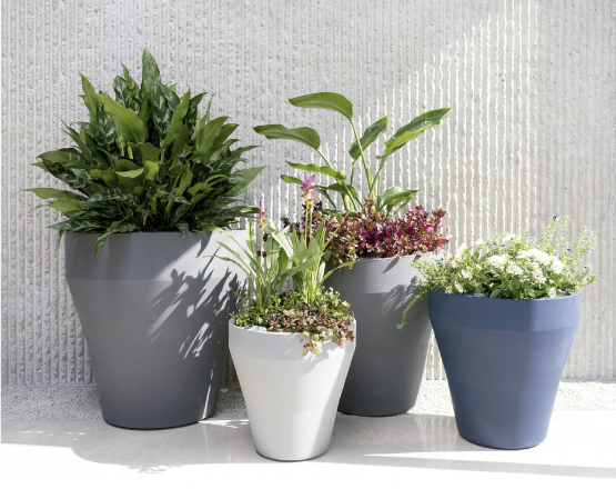 Crescent Garden Rim Planters Trudrop System