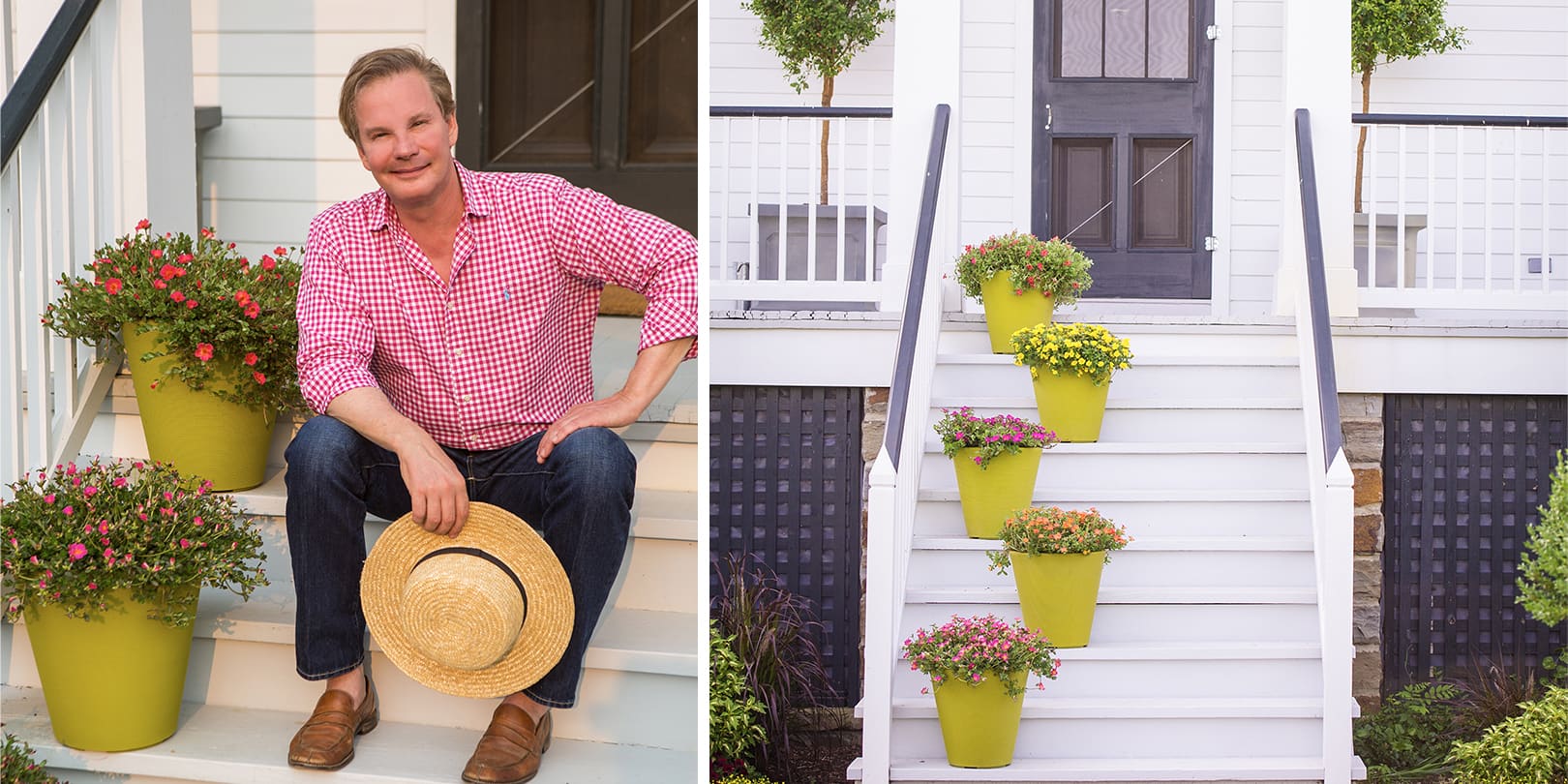 Personalize Your Entryway with Unique Containers, By P. Allen Smith