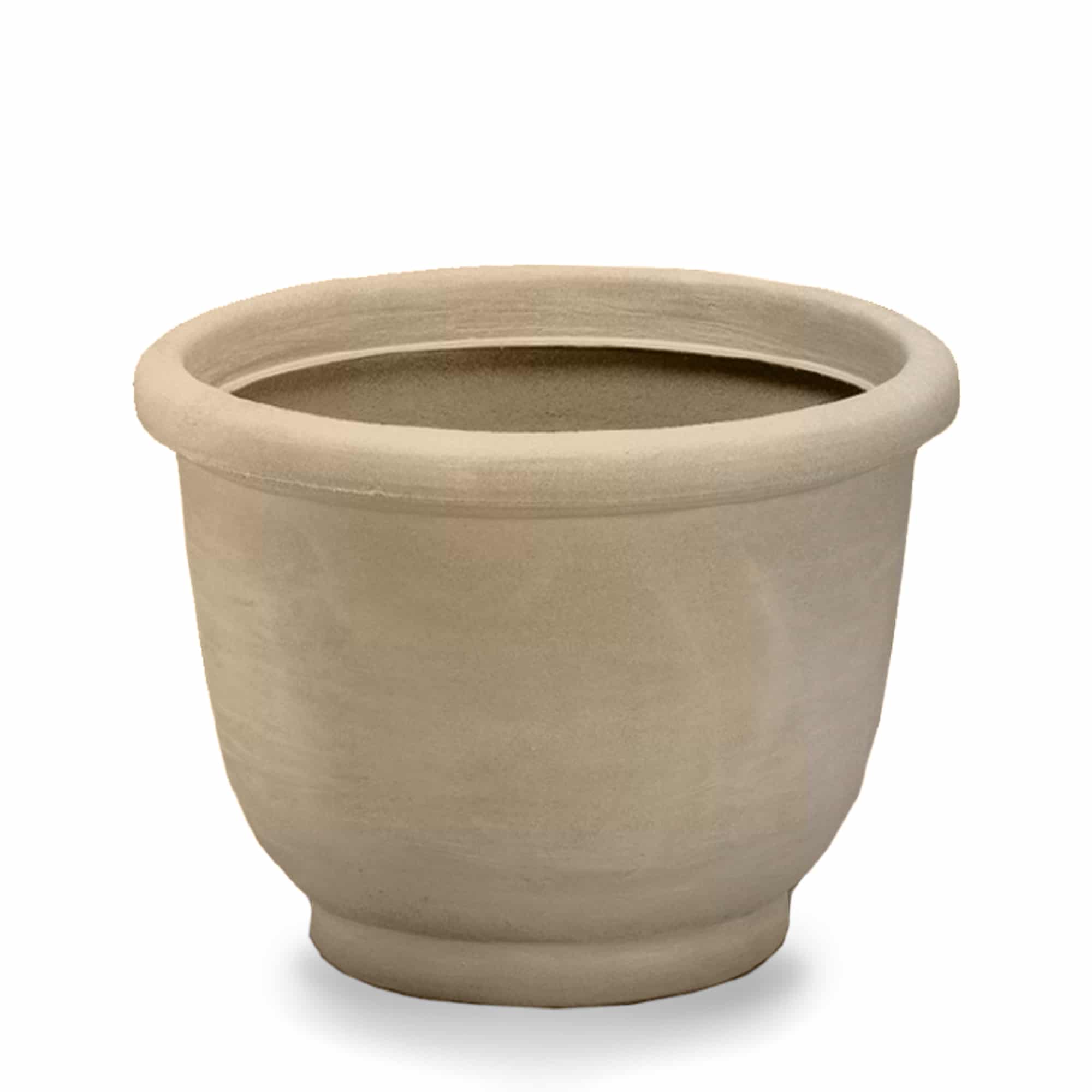 Beige Round Planter