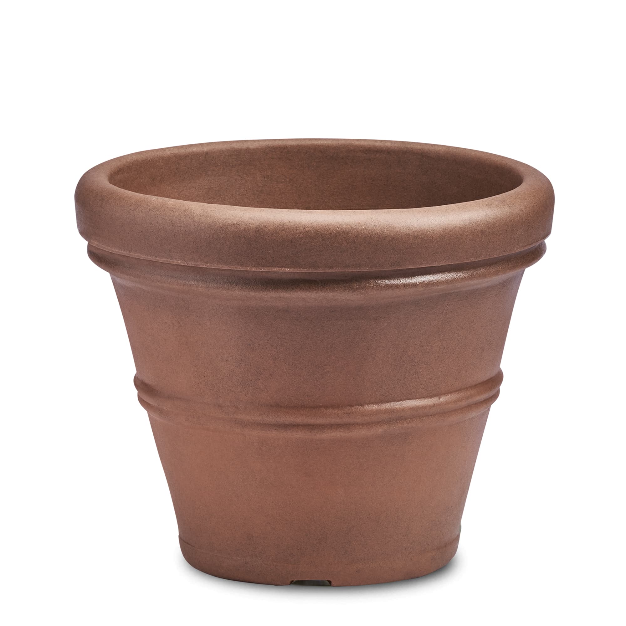Brown Round Planter