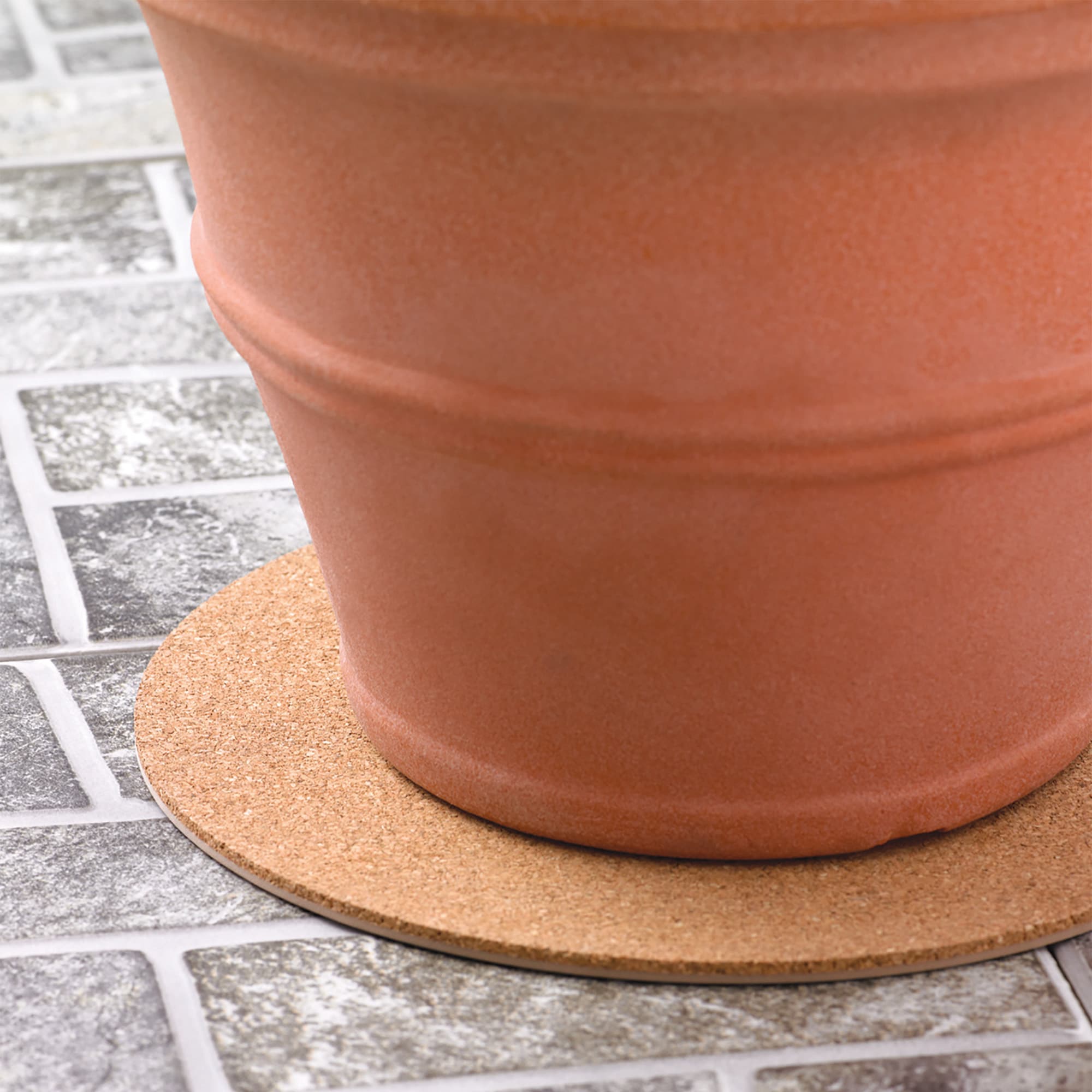 Planter with Cork Mat