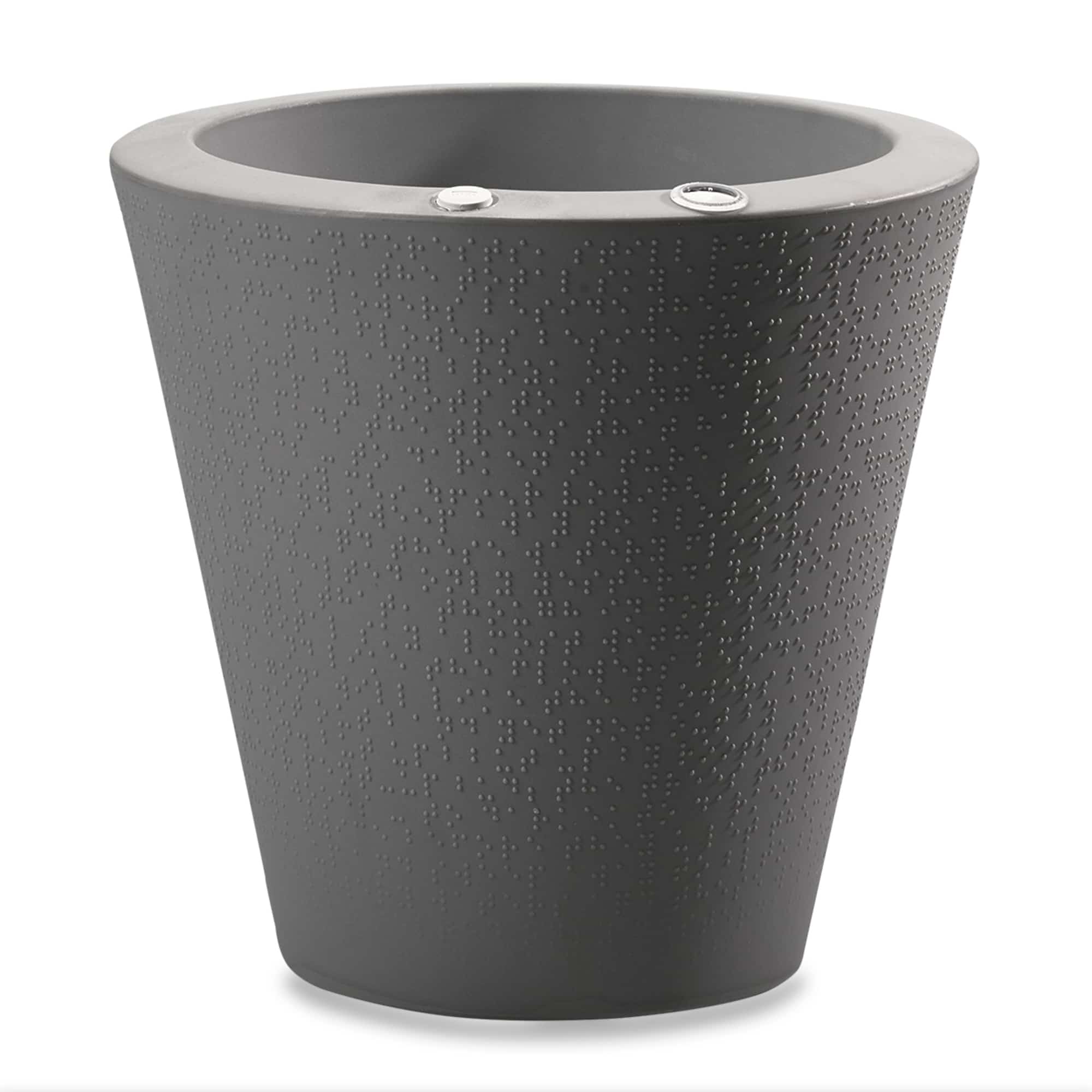 Dot Planter in Slate Grey