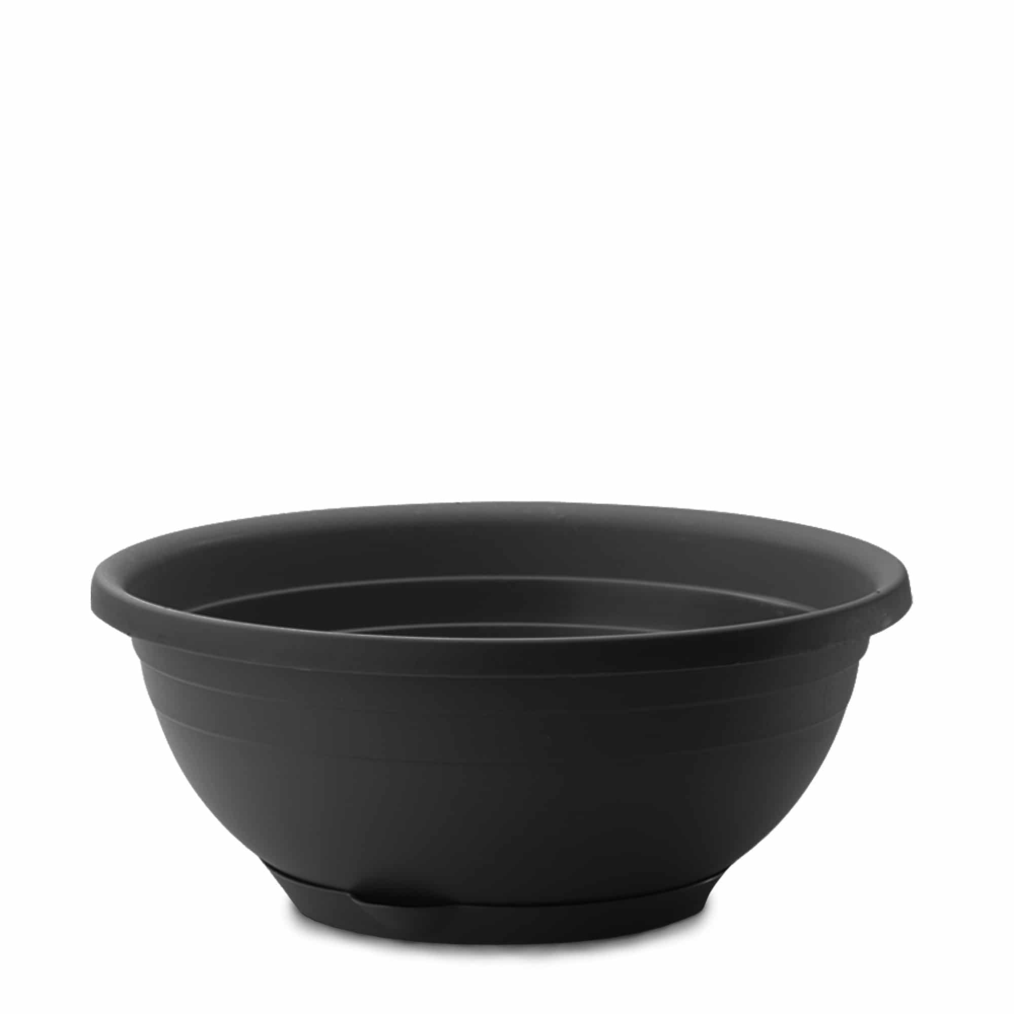 Emma bowl hanging planter in black