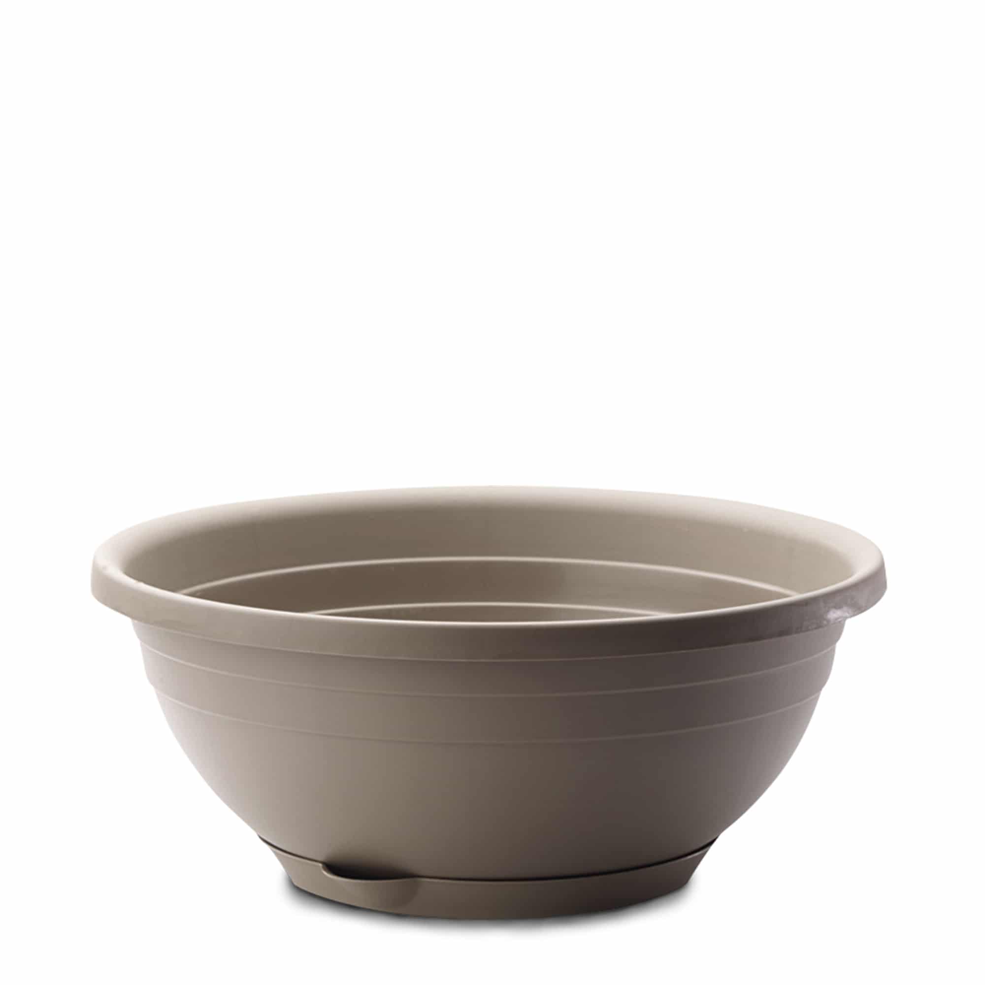 emma bowl hanging planter in cappuccino brown