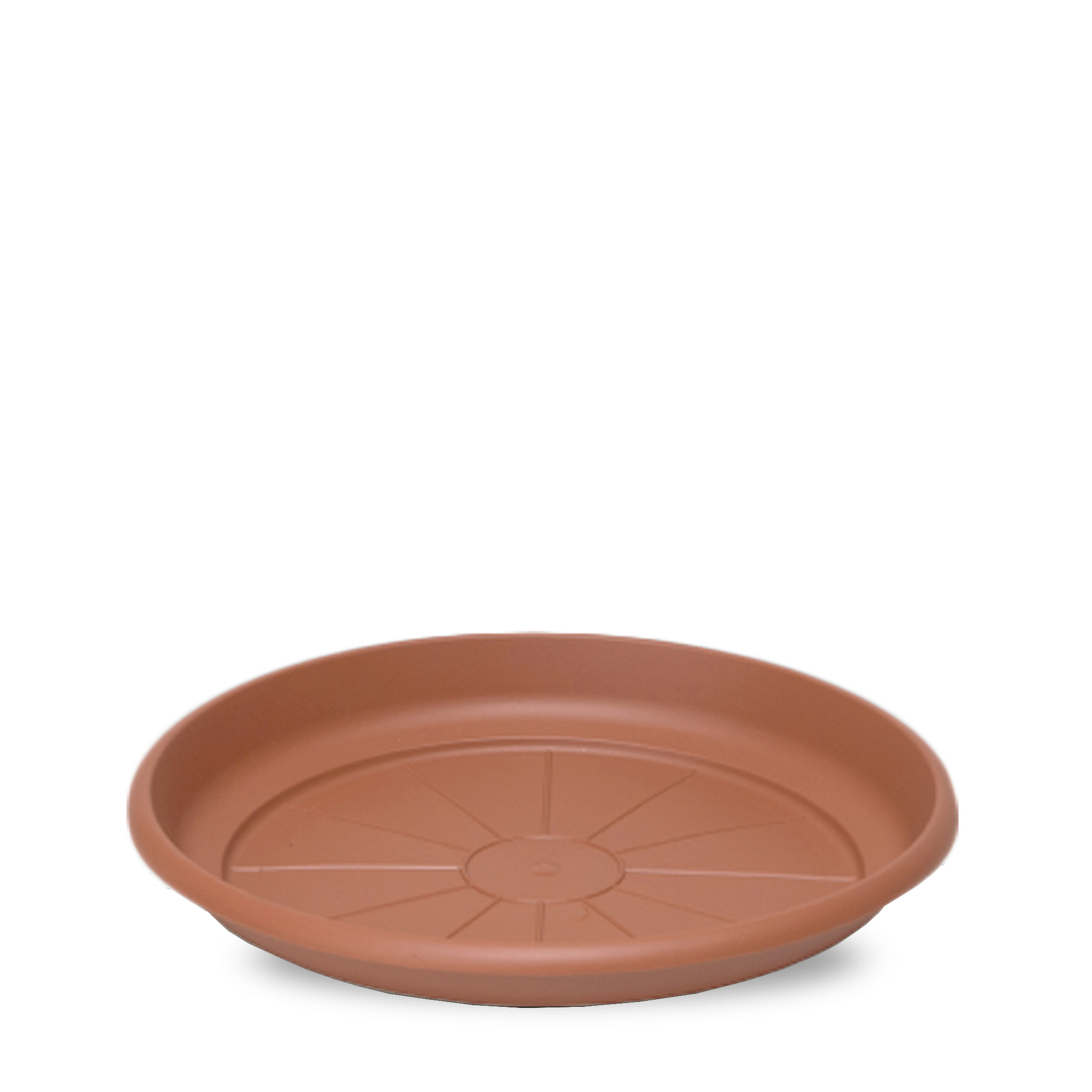 emma saucer in terracotta