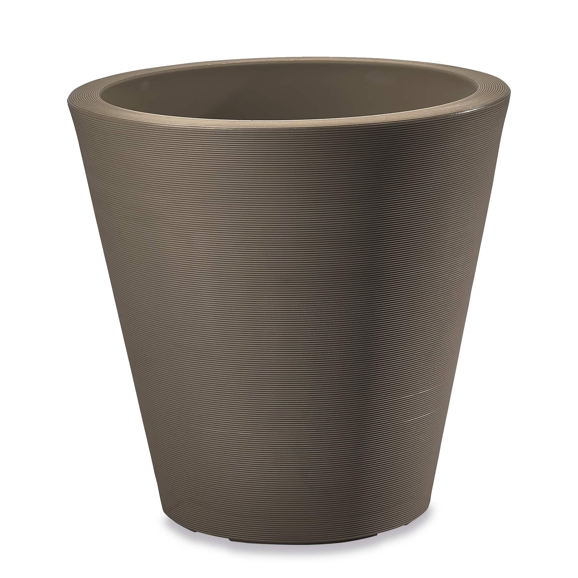 Brown Round Planter