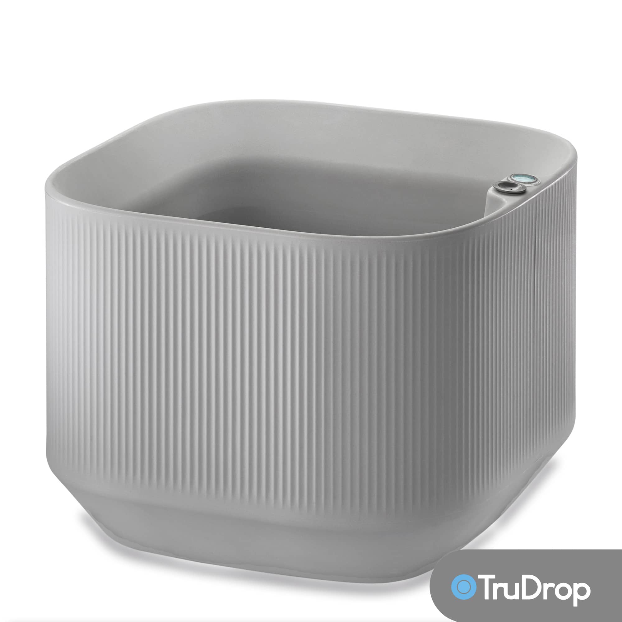 Grey Square Mini Trudop Planter