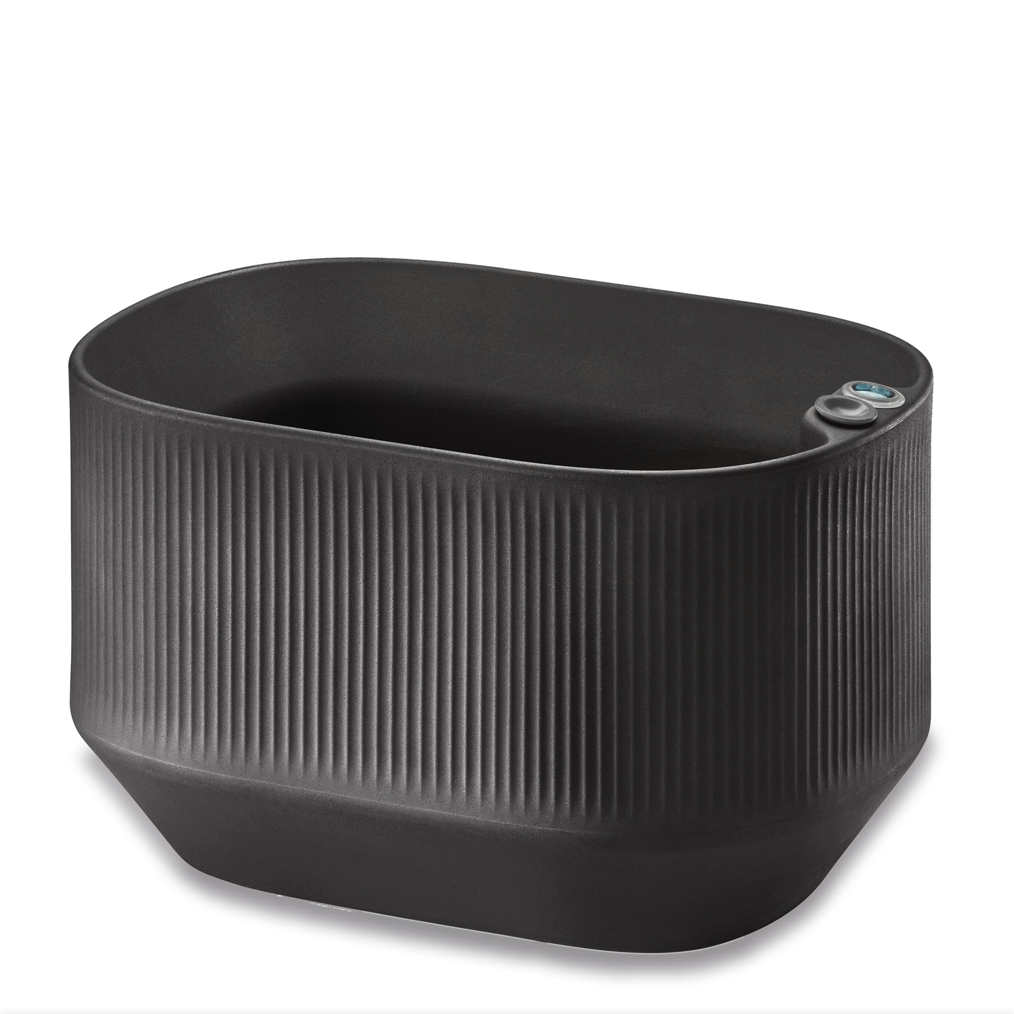 mod mini trough in caviar black