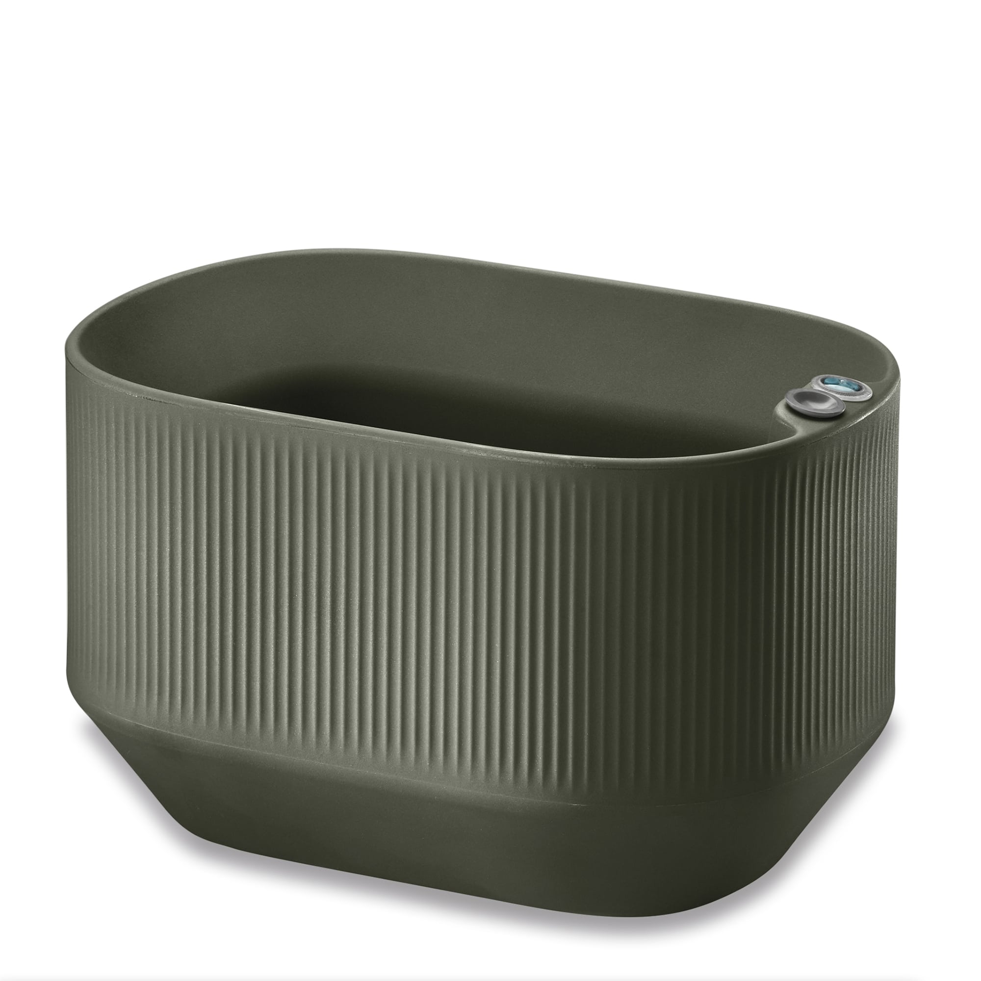 mod mini trough in olive green – Olive green rectangular planter