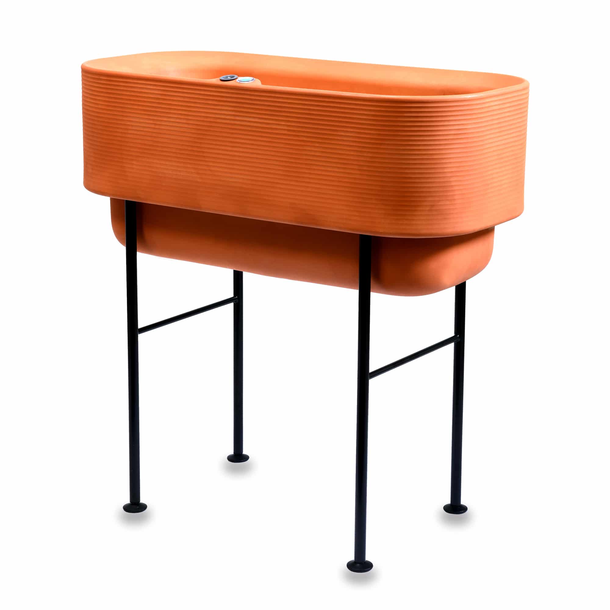 Orange Rectangular Planter