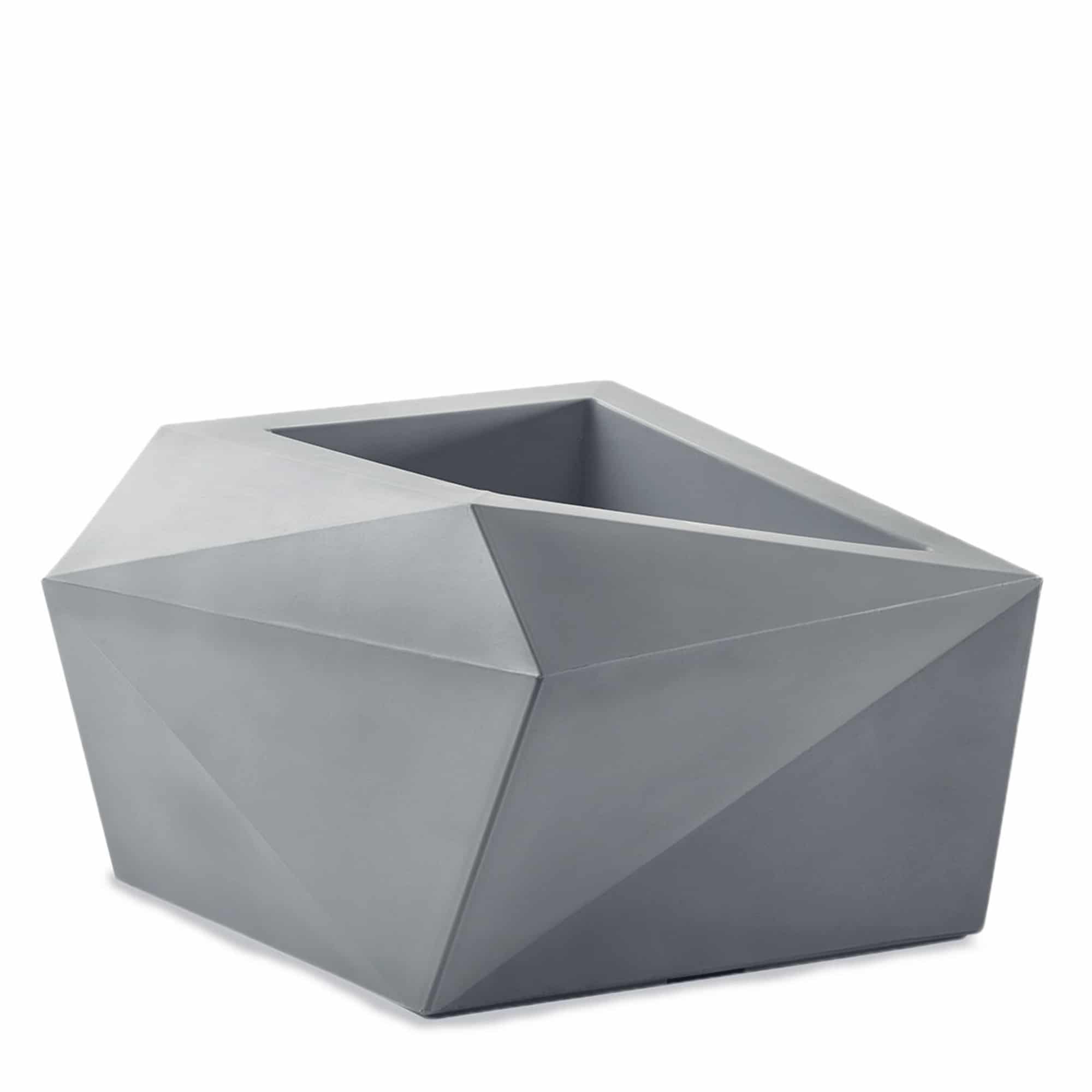 Origami Planter in Ash Grey