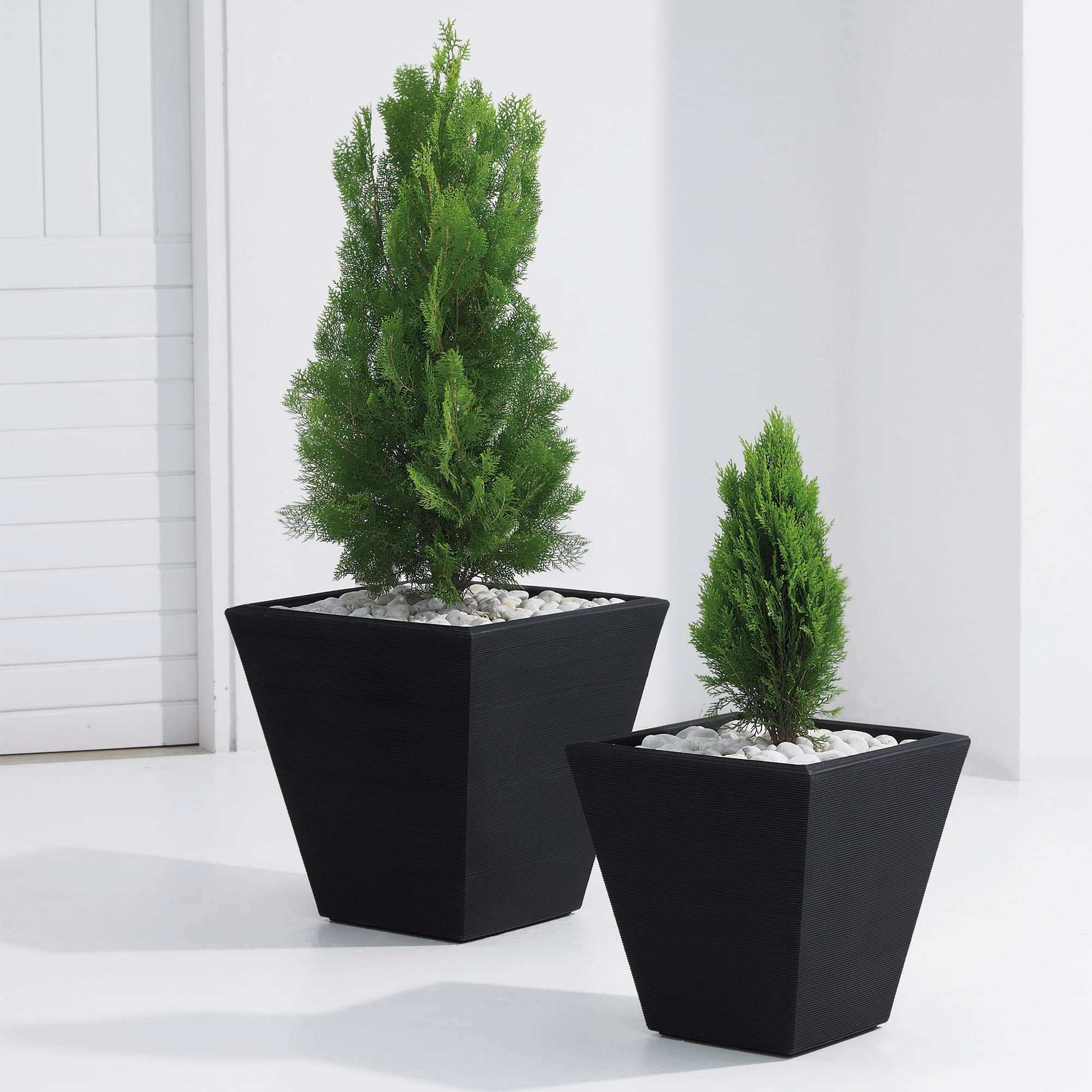 Black Square Gramercy Planter