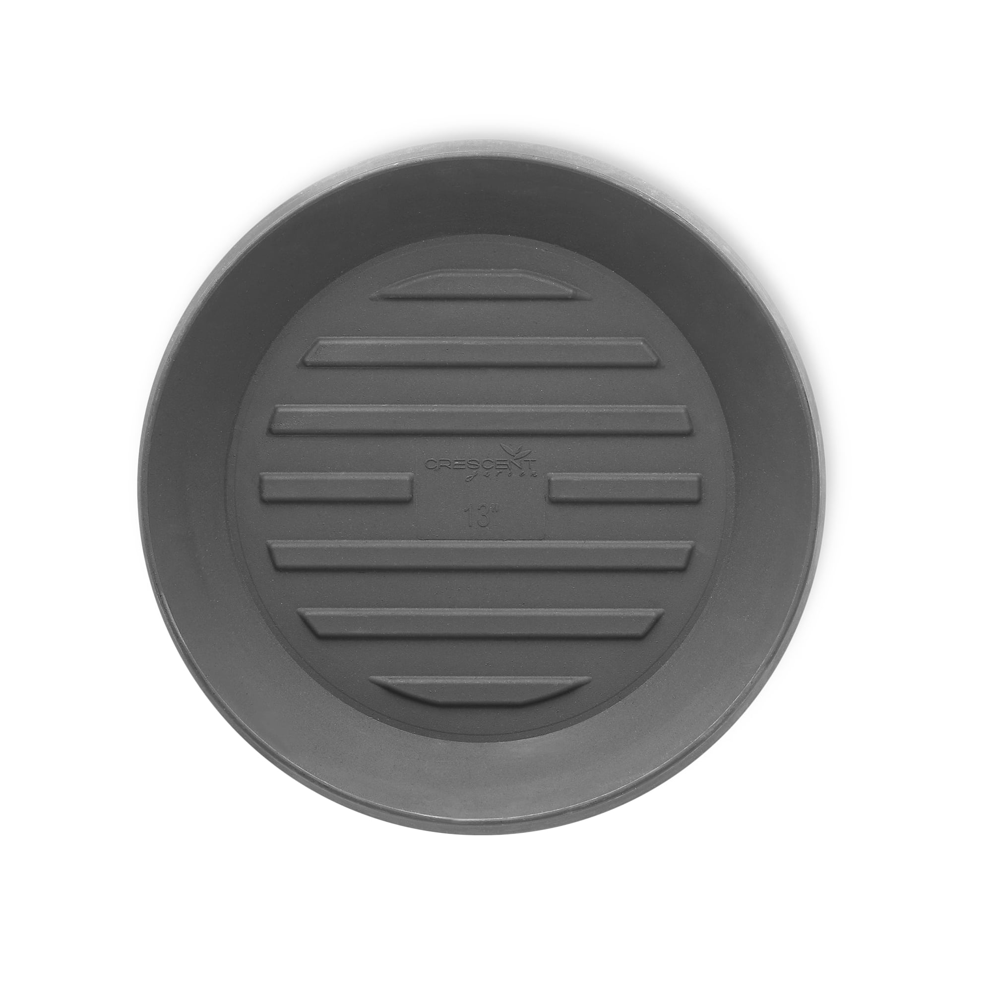 universal round saucer in slate grey