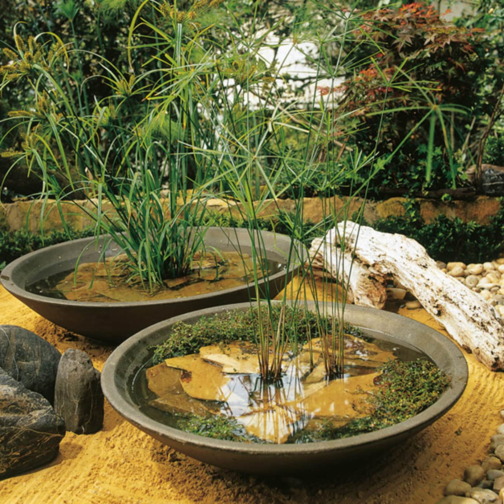 water features with montana bowls