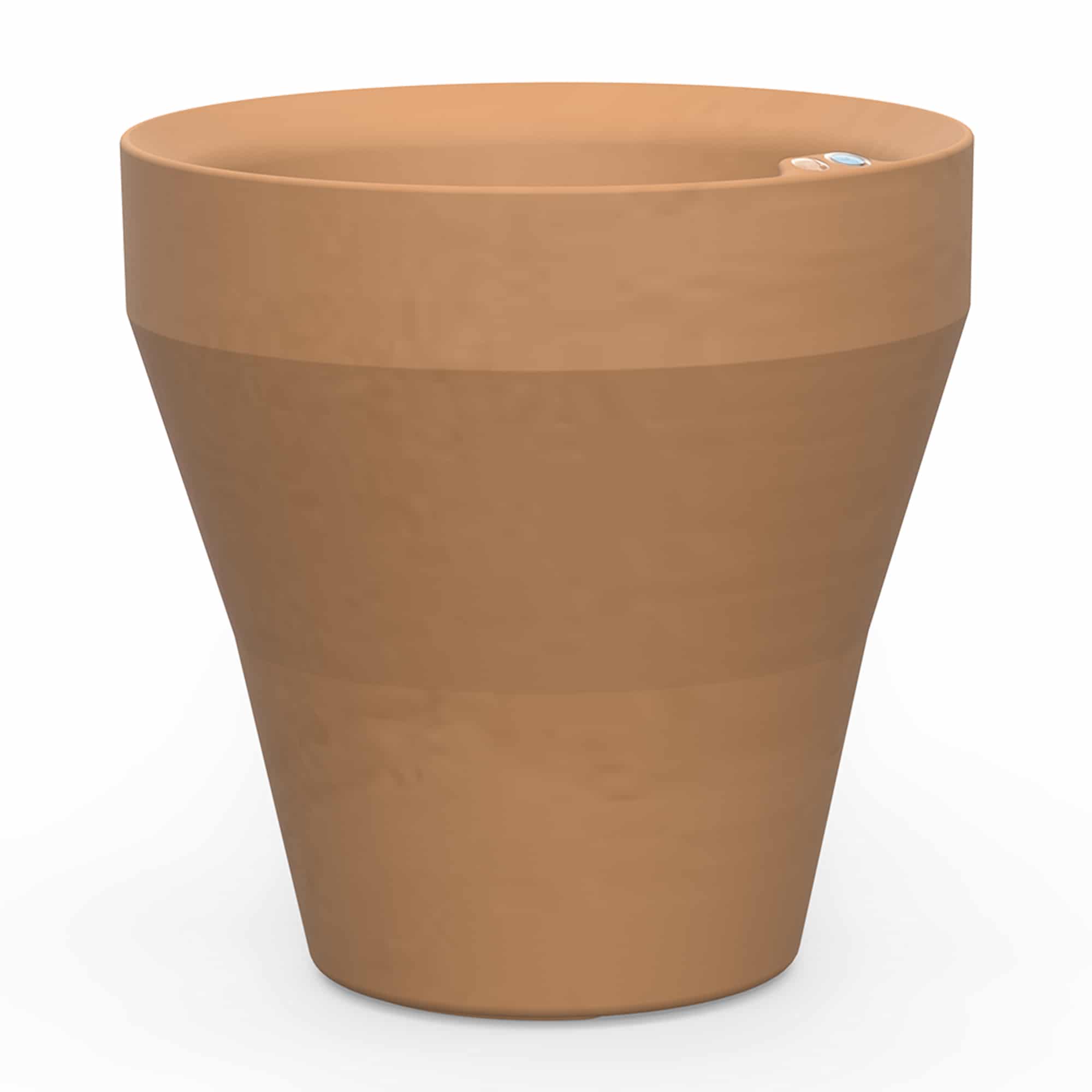 Rim Planter TruDrop Weathered Terracotta Color