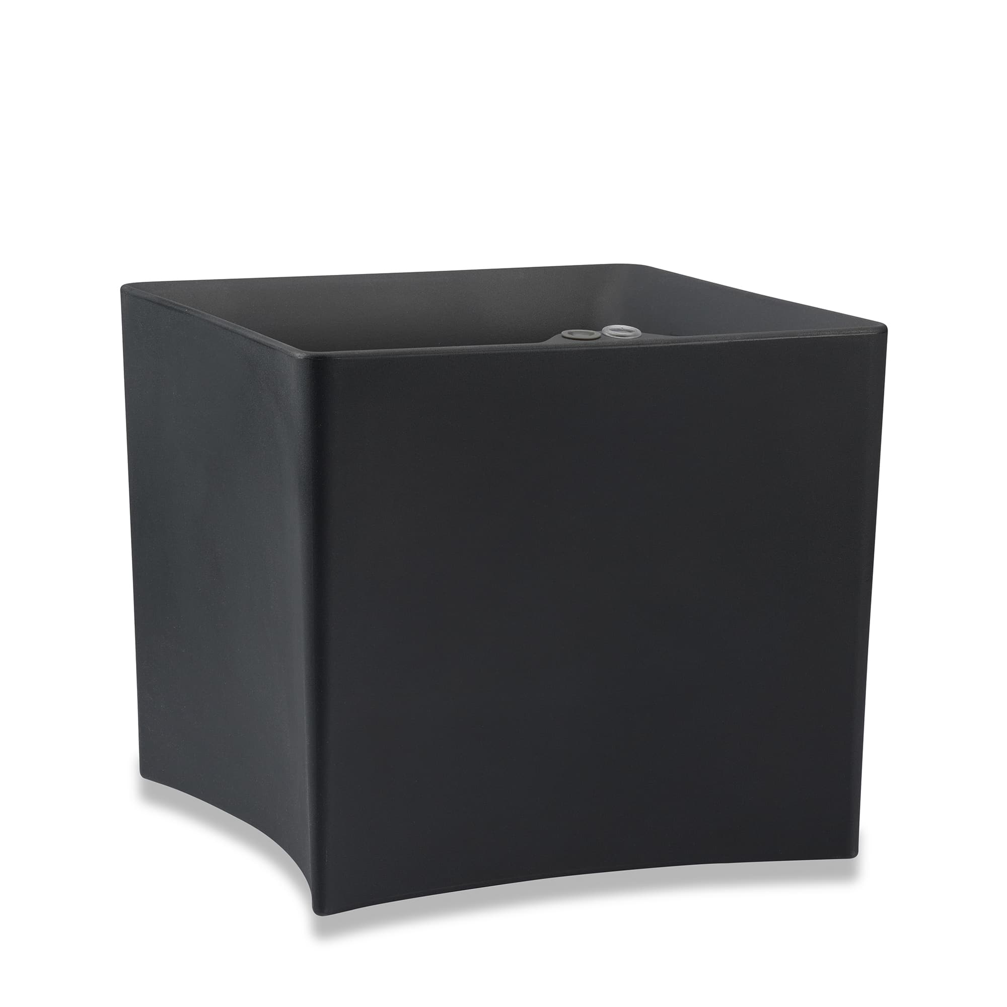 Black Square Trudop Planter