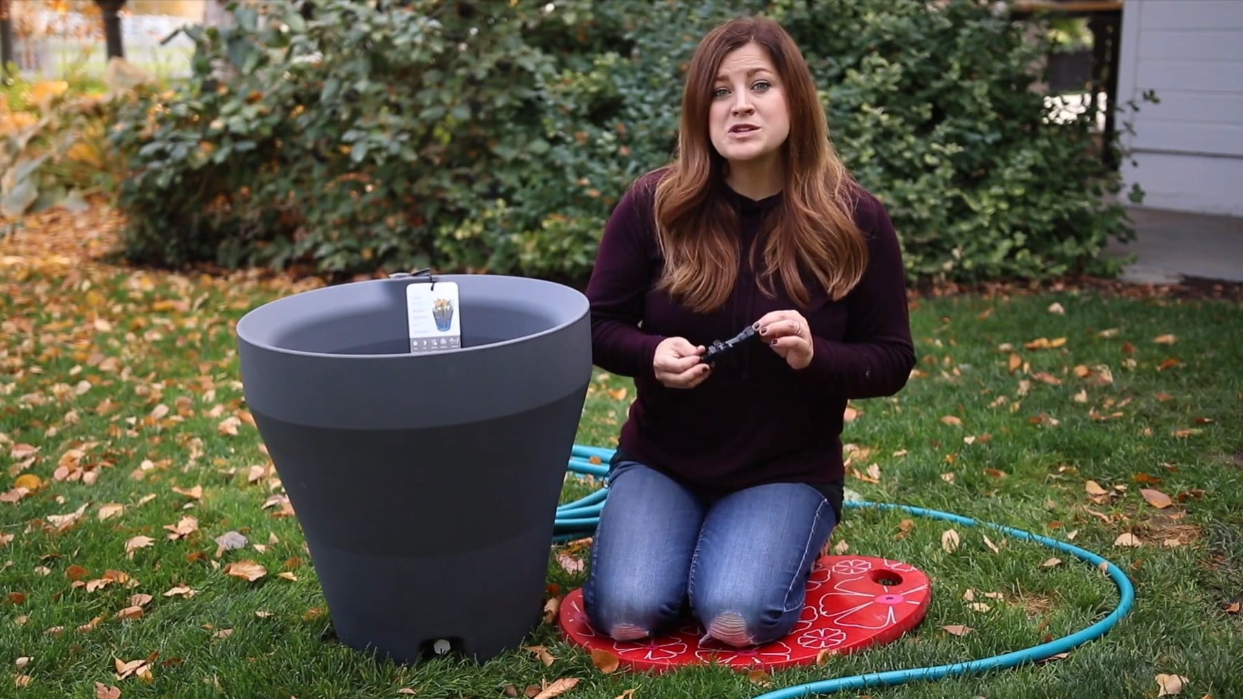 Easy Drain TruDrop Parts – Small black drainage component with circular openings