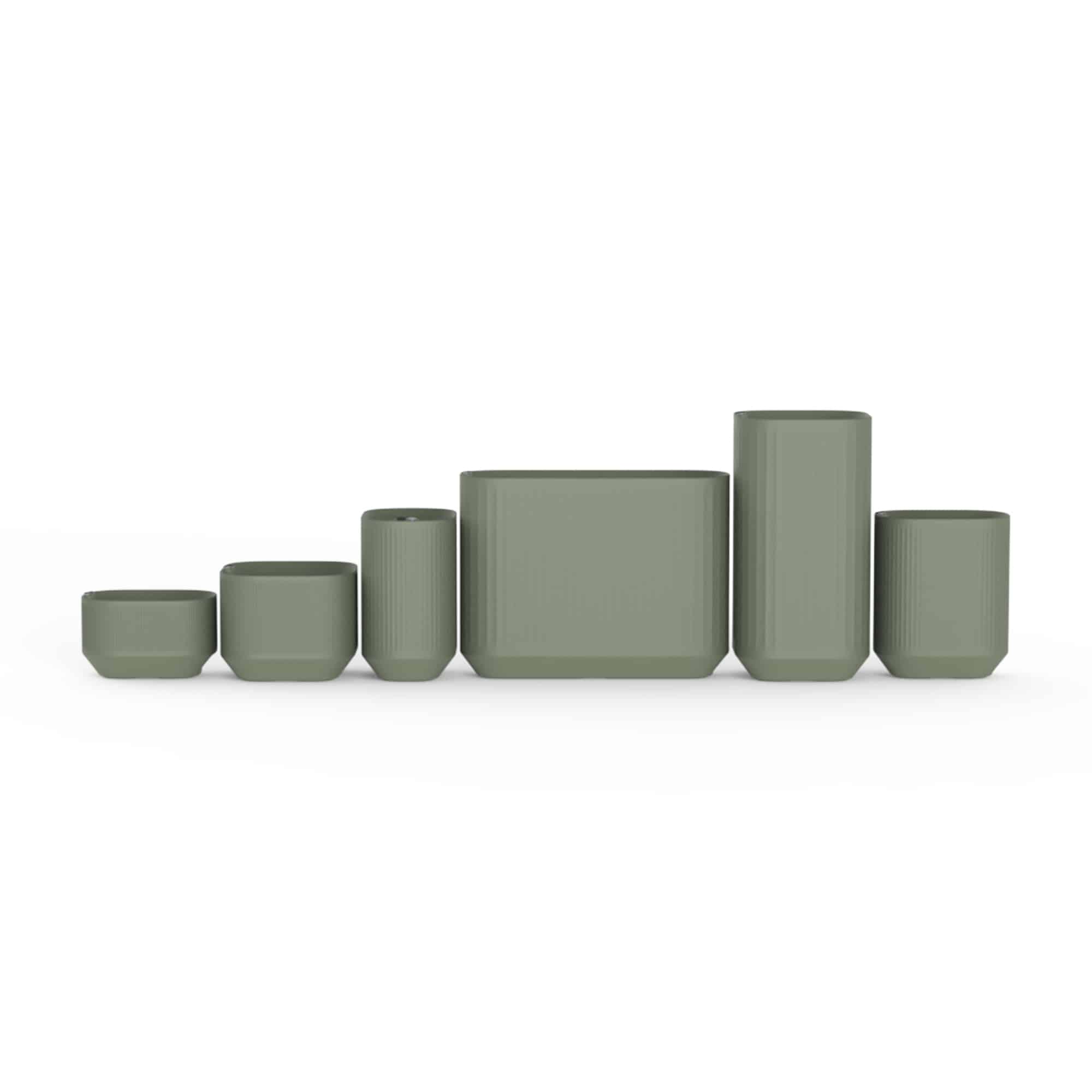 Olive Trudop Planter Set