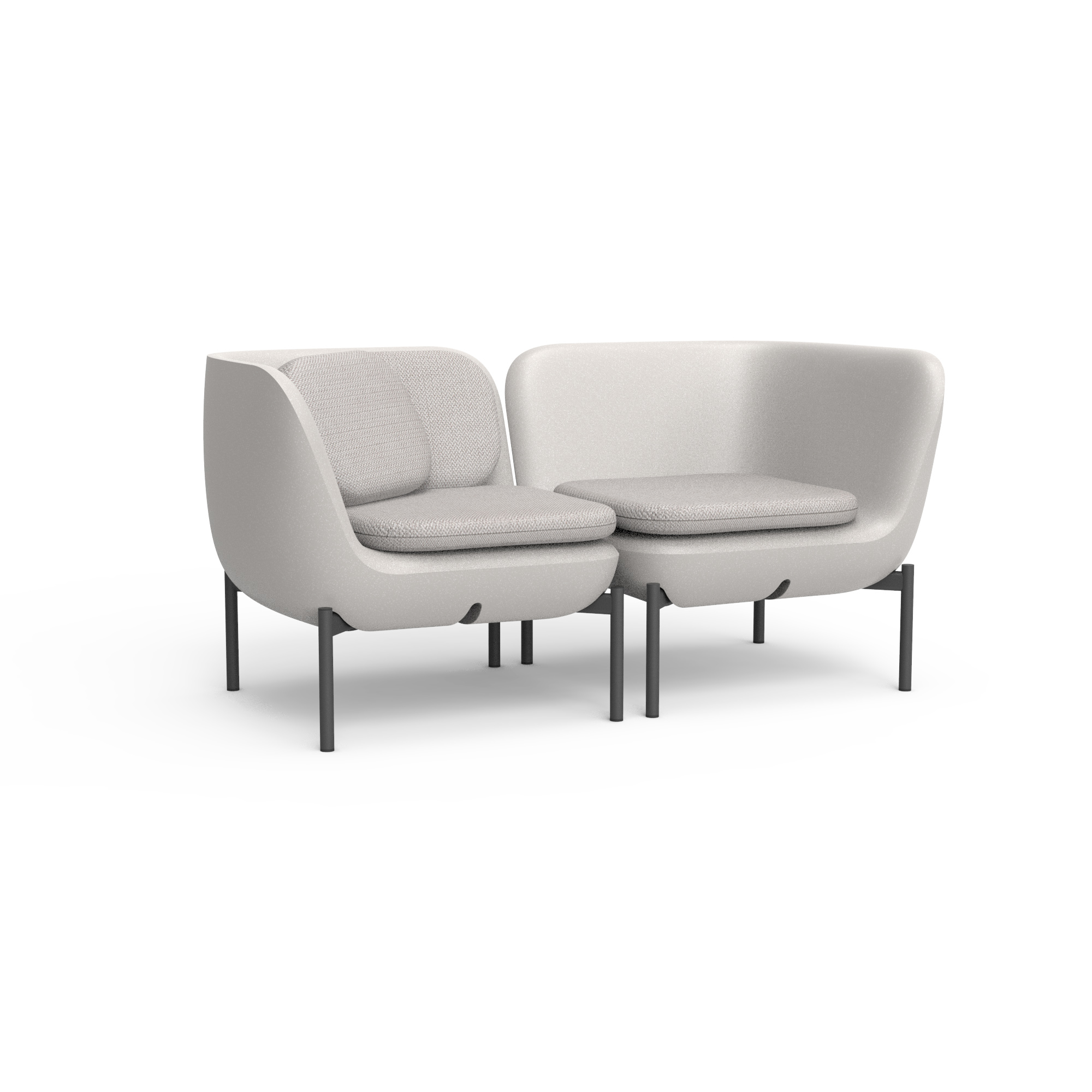 Pre-Configured-2-seater-Sofa-Parchment-Silver-Coated-side